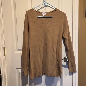 Isabel Maternity Tan Sweater